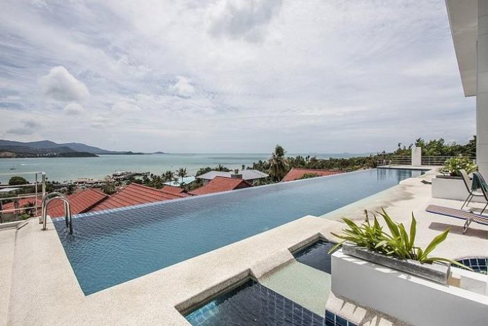 Apartment Bophut View -3Beds with SeaView in Samui
