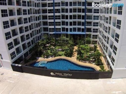 Flat with Fantastic Pool View 200m - Beach/gym