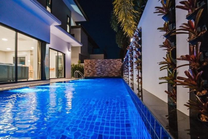 Modern premium villa private swimming pool