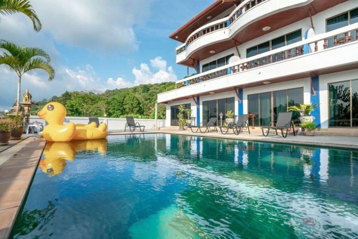 Sea view 7 bedroom private pool villa Patong Beach