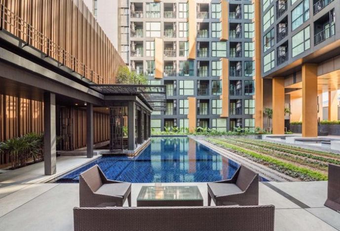 The Base Heights - Phuket town convenient luxury one bedroom apartment pool gym and shopping