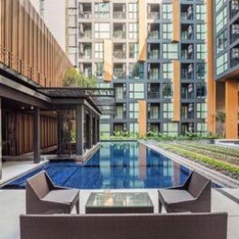 The Base Heights Phuket town convenient luxury one bedroom apartment pool gym and shopping