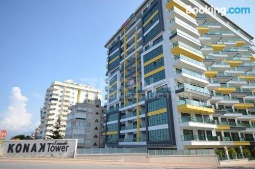 Konak Seaside Tower 2+1 Luxury Apartments 2+1 in coastline of sea