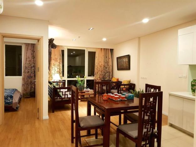 An apartment with 2 bedrooms in Hanoi
