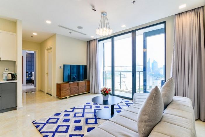 DISTRICT 1 River and HCMC Skyline 2BR LUXURY