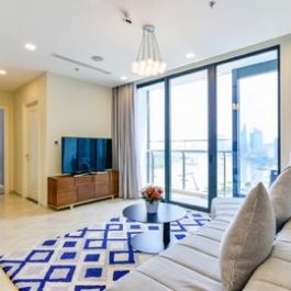 DISTRICT 1 River and HCMC Skyline 2BR LUXURY